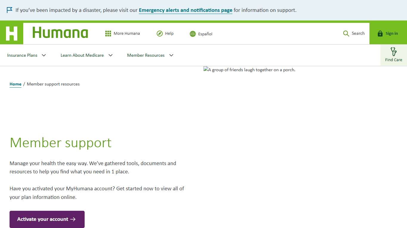 Humana Member Support: Find Resources and Services | Humana